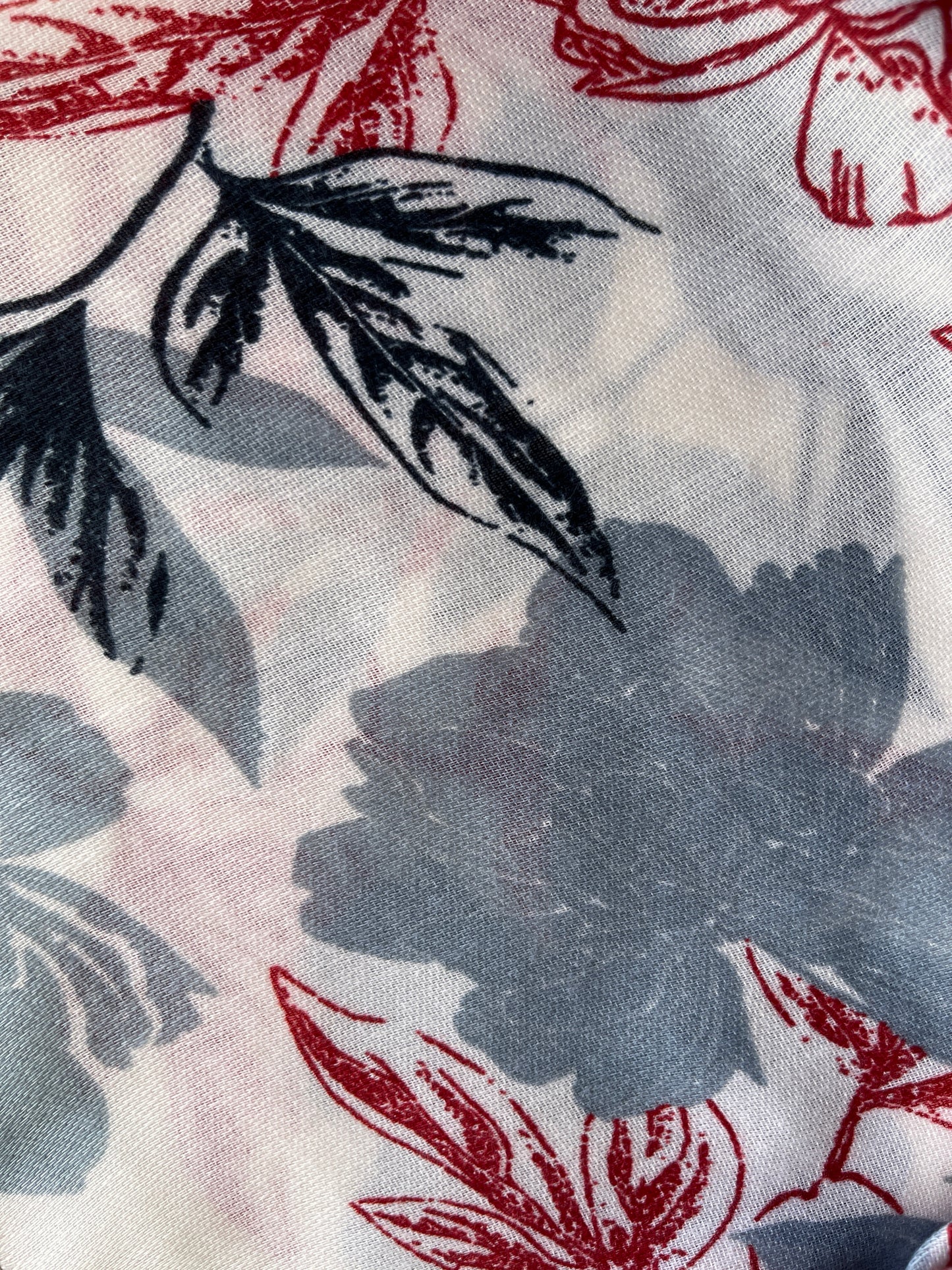 FLORAL PRINT COTTON HIJAB