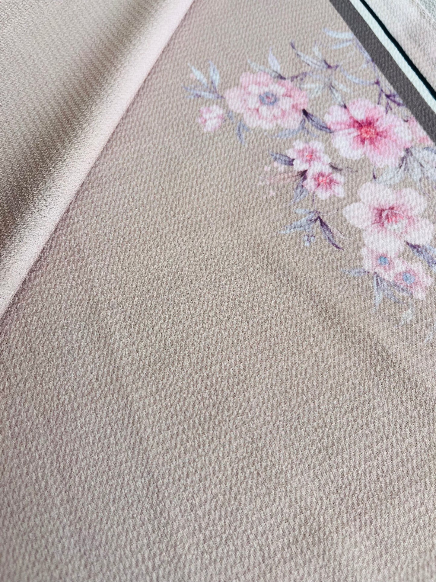 Floral Print Bubble Chiffon