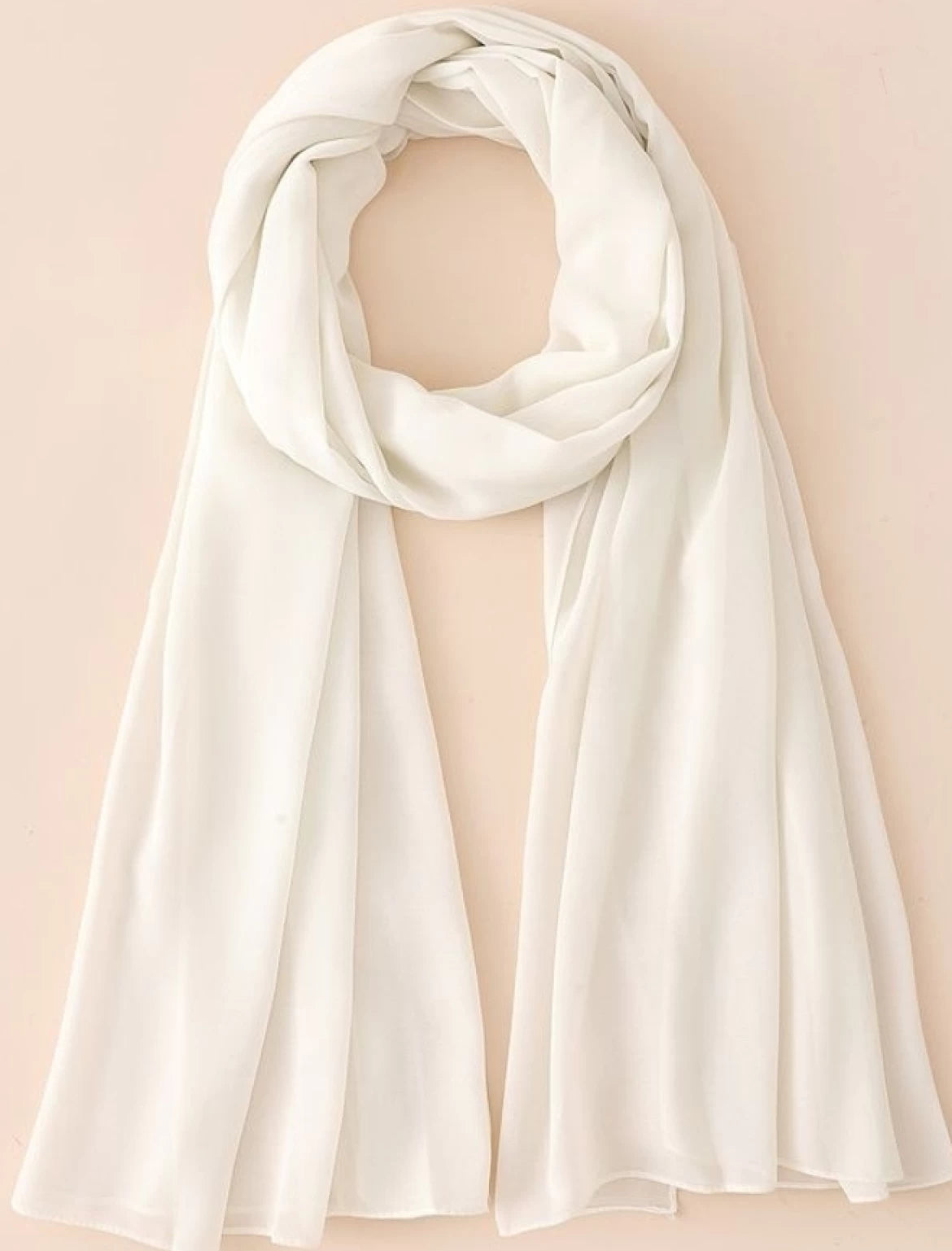 OFF WHITE GEORGETTE HIJAB