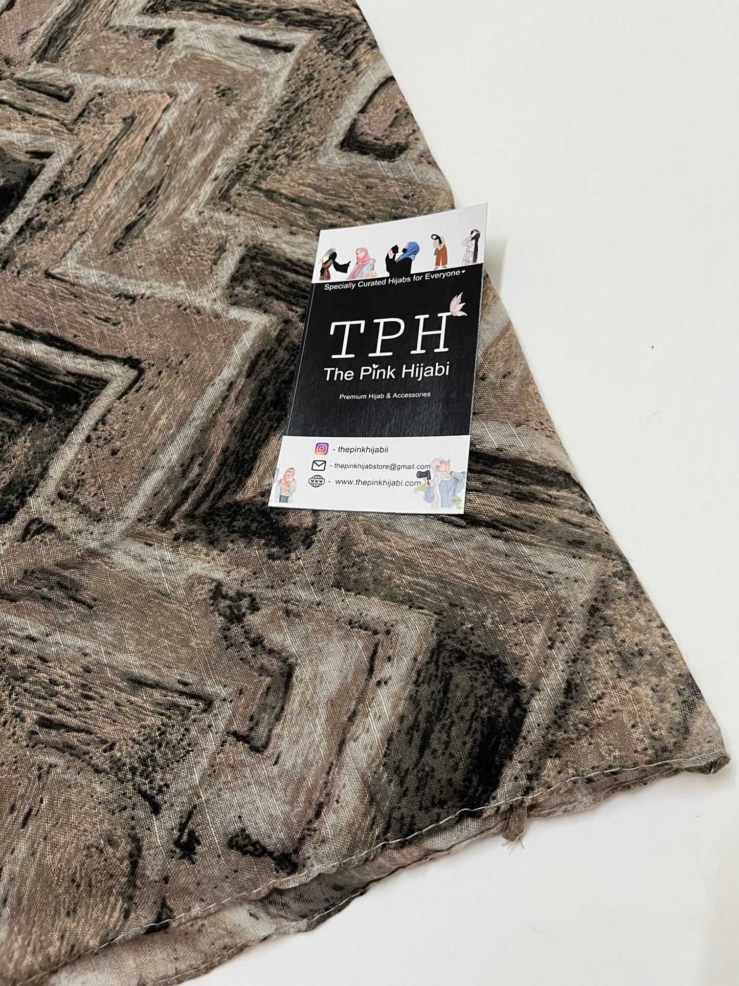 KHAKI COTTON HIJAB