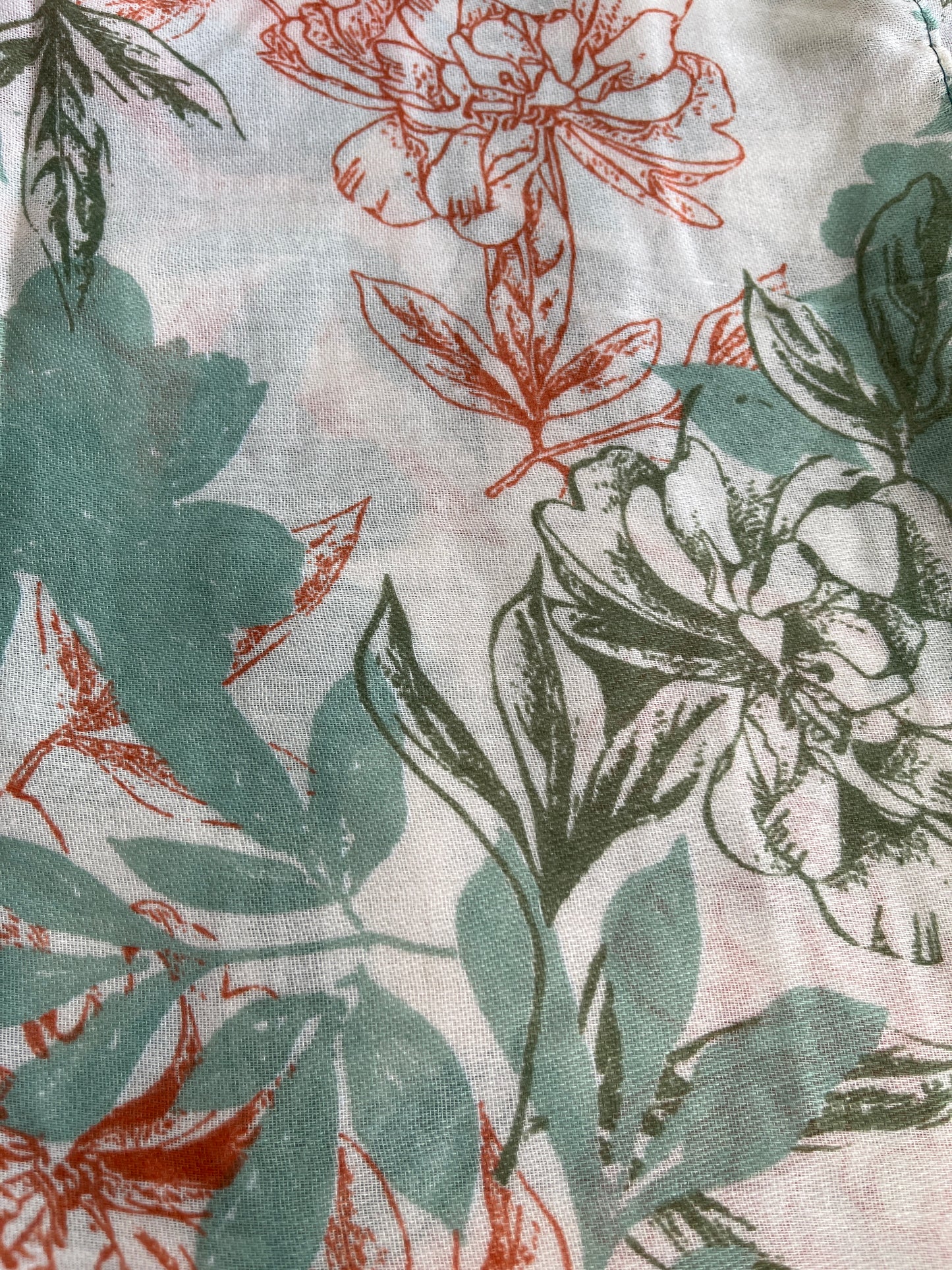 FLORAL PRINT COTTON HIJAB