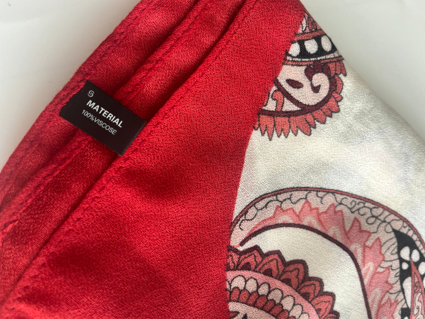 Branded Print Viscose Cotton