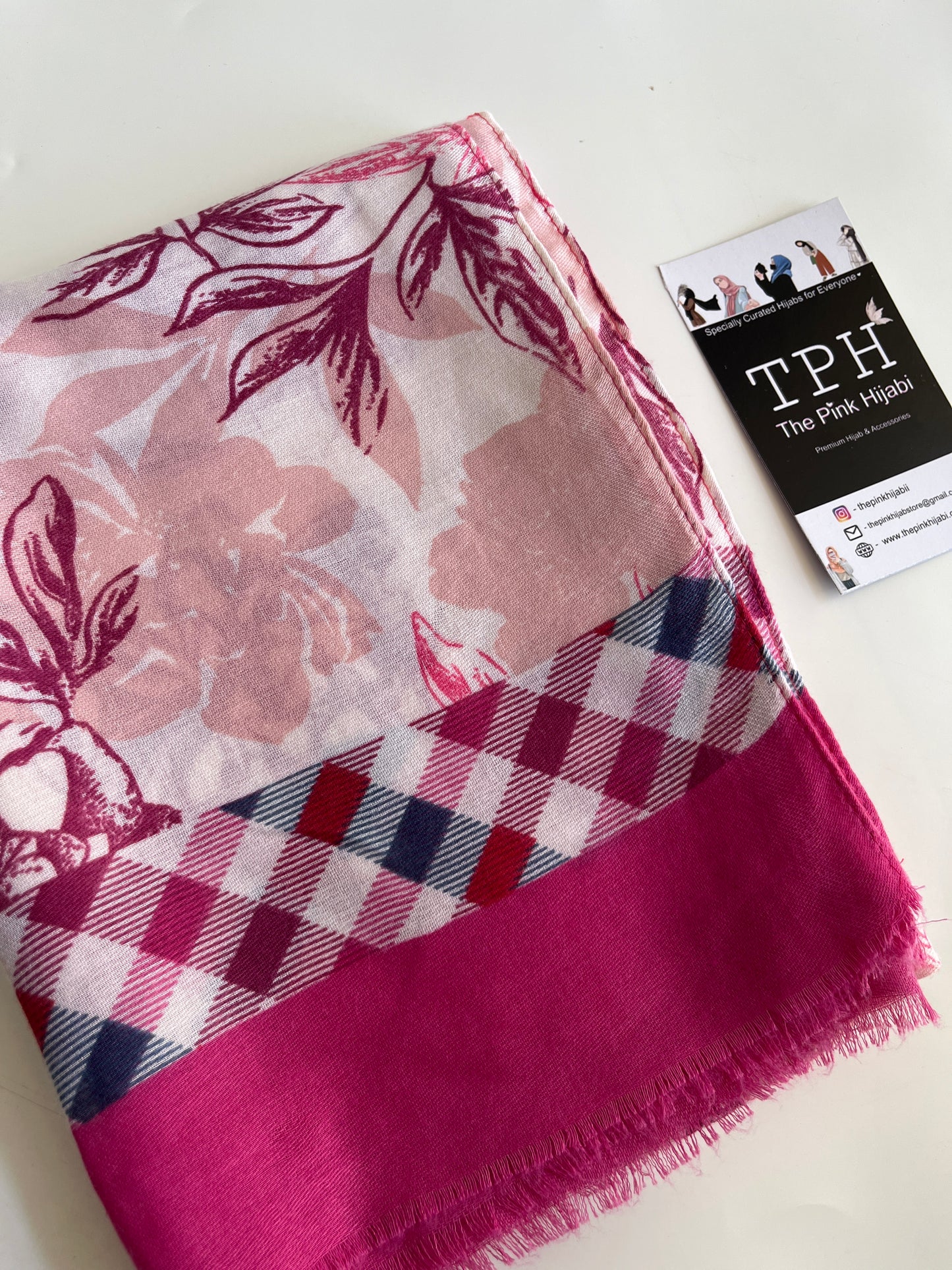 FLORAL PRINT COTTON HIJAB