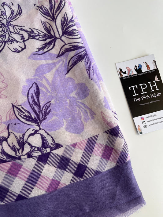 FLORAL PRINT COTTON HIJAB