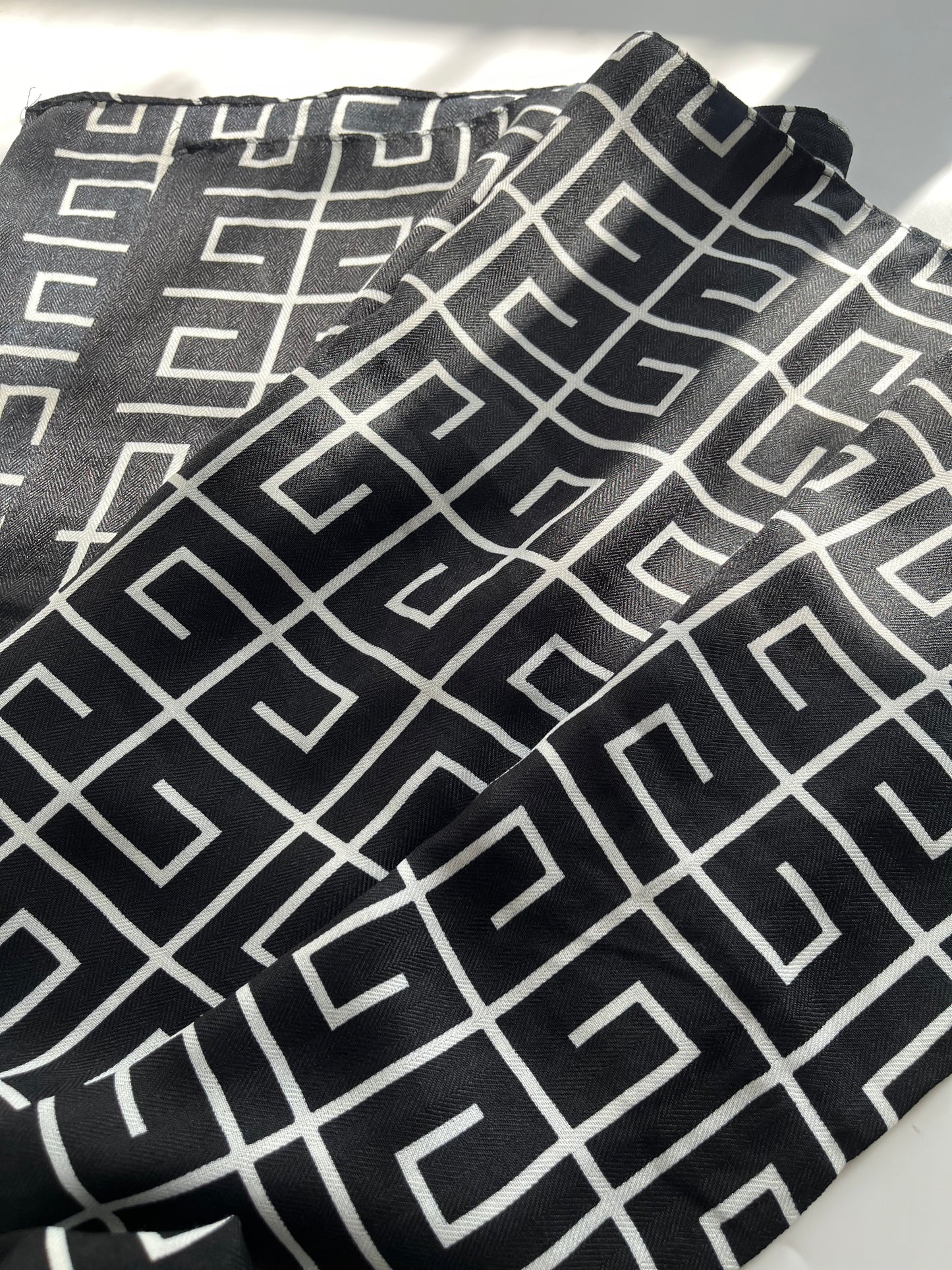 Branded Print Viscose Cotton