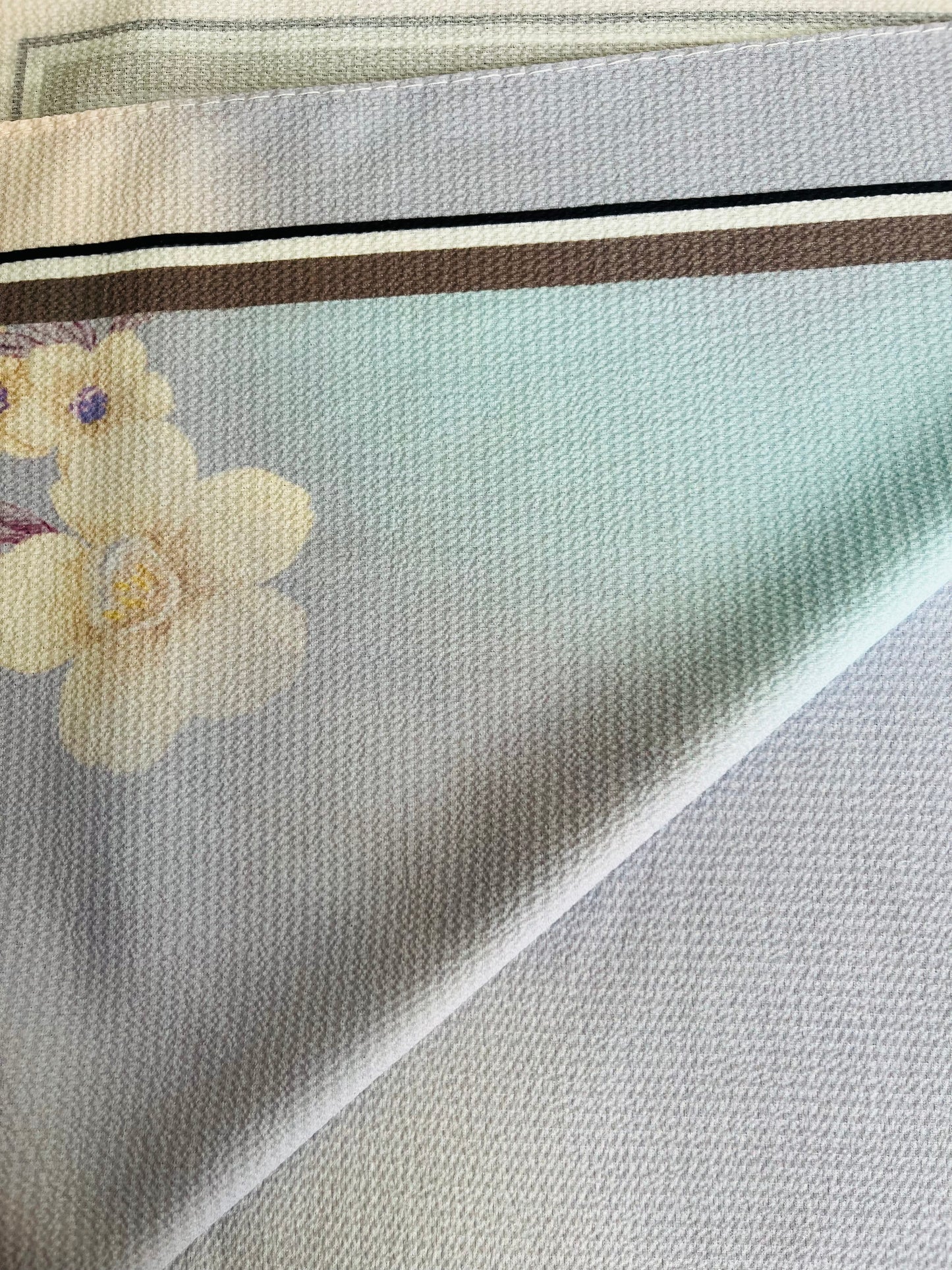 Floral Print Bubble Chiffon