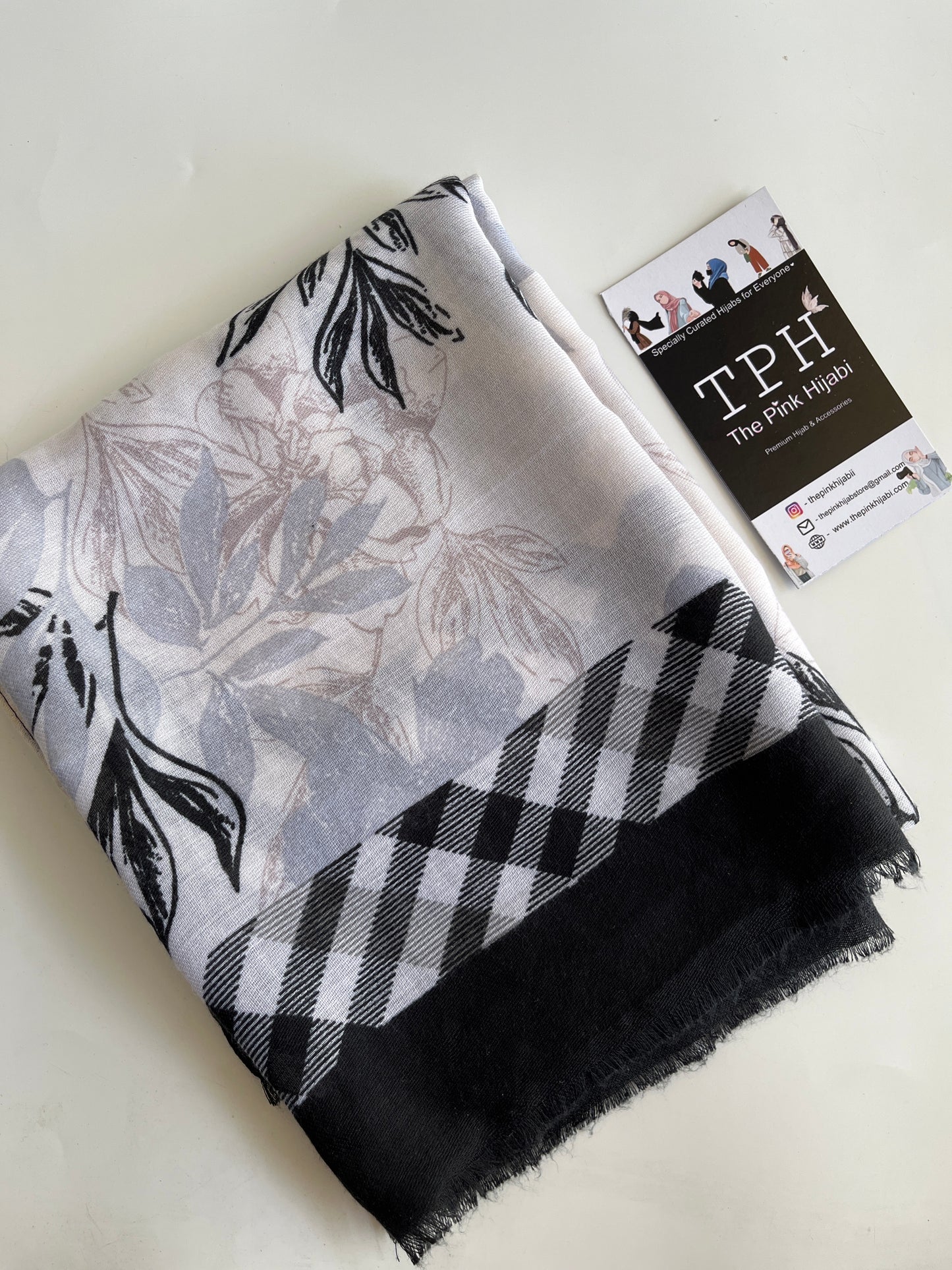 FLORAL PRINT COTTON HIJAB