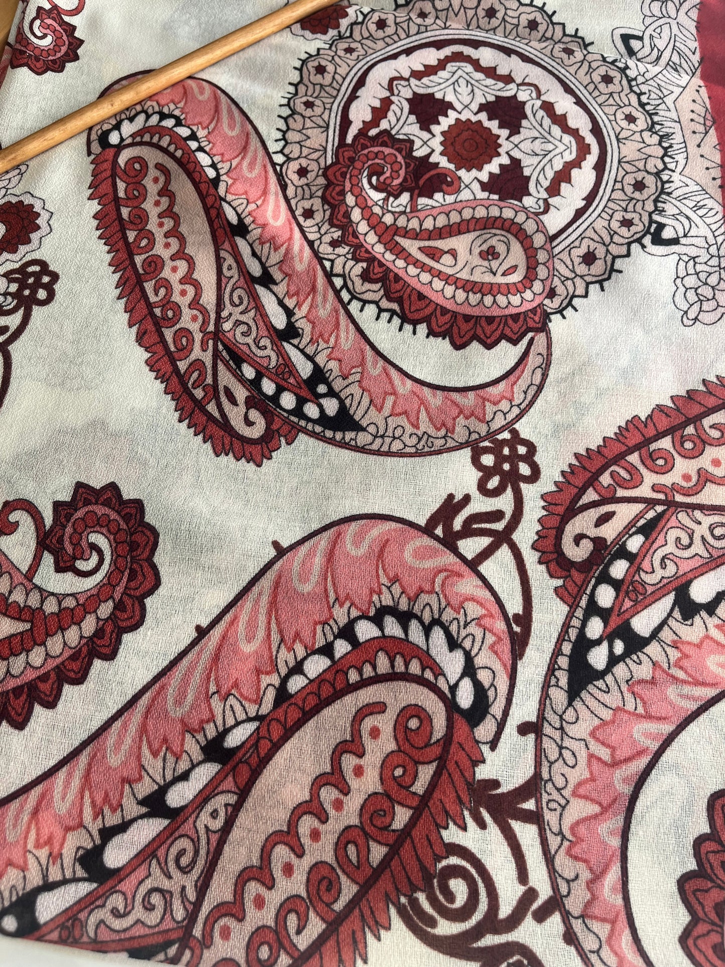 Branded Print Viscose Cotton