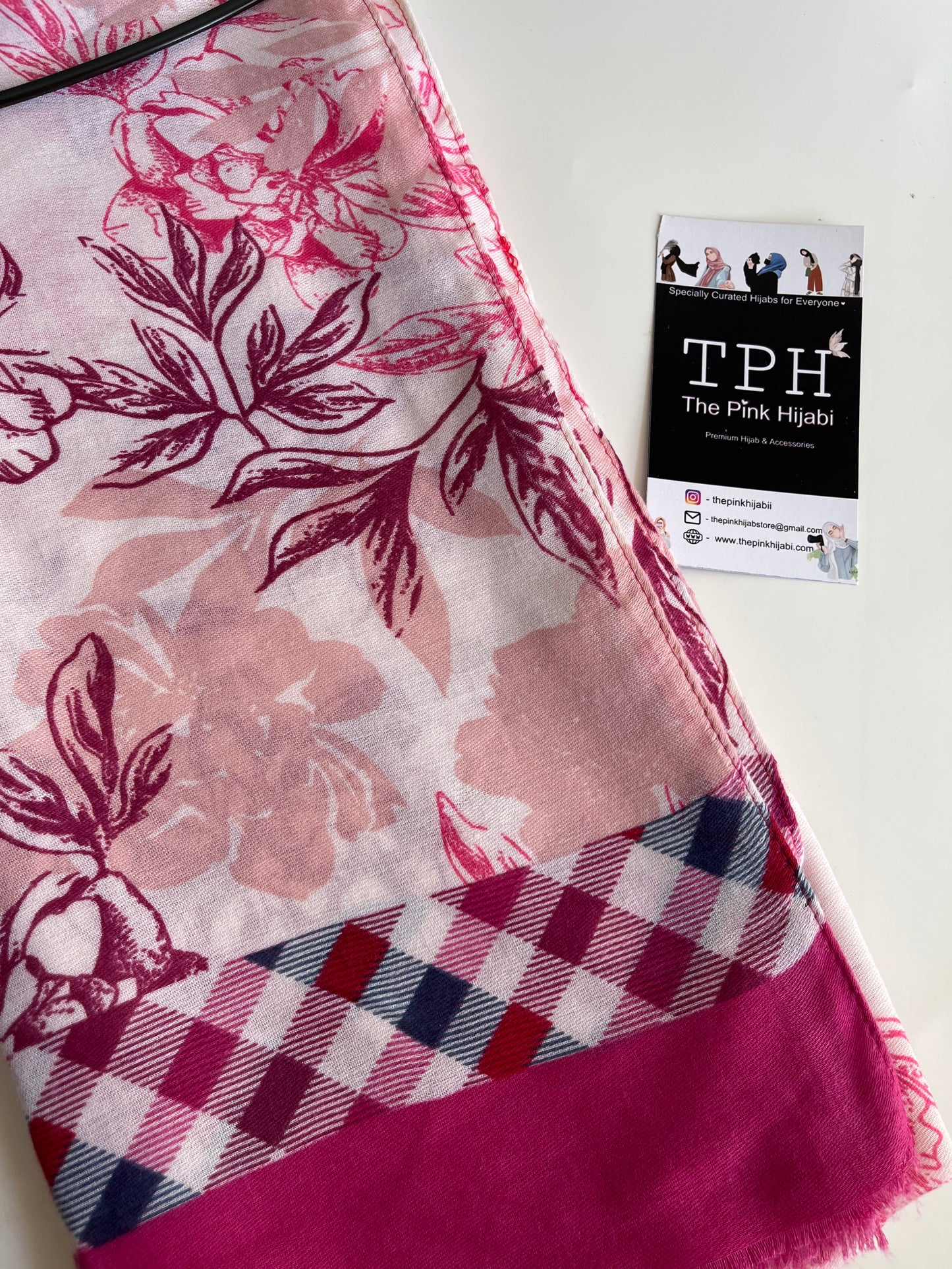 FLORAL PRINT COTTON HIJAB