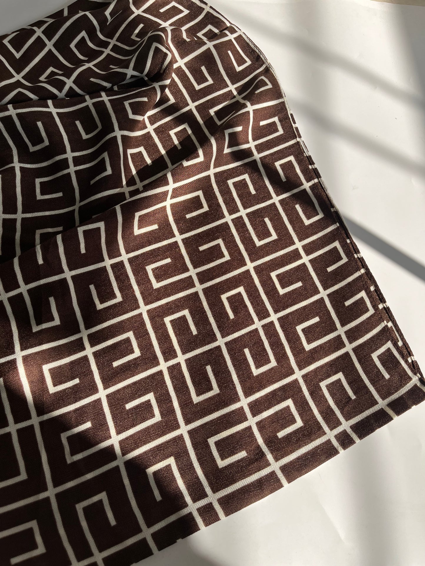 Branded Print Viscose Cotton