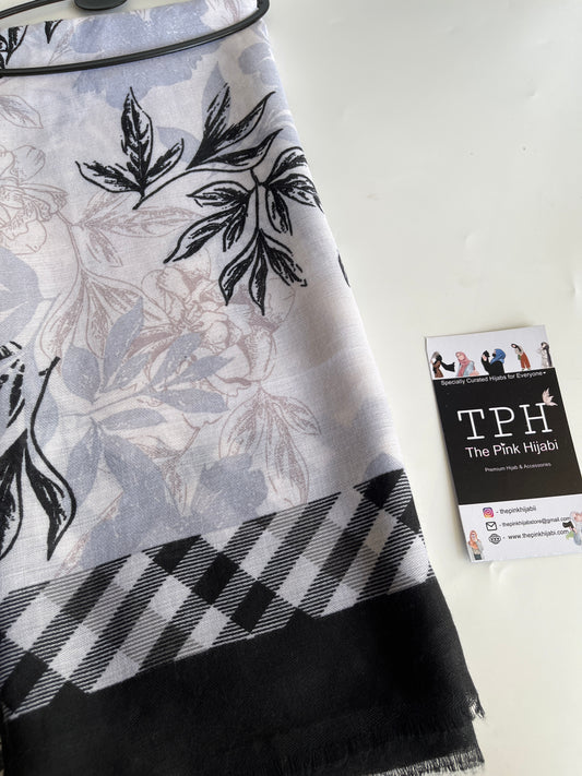 FLORAL PRINT COTTON HIJAB