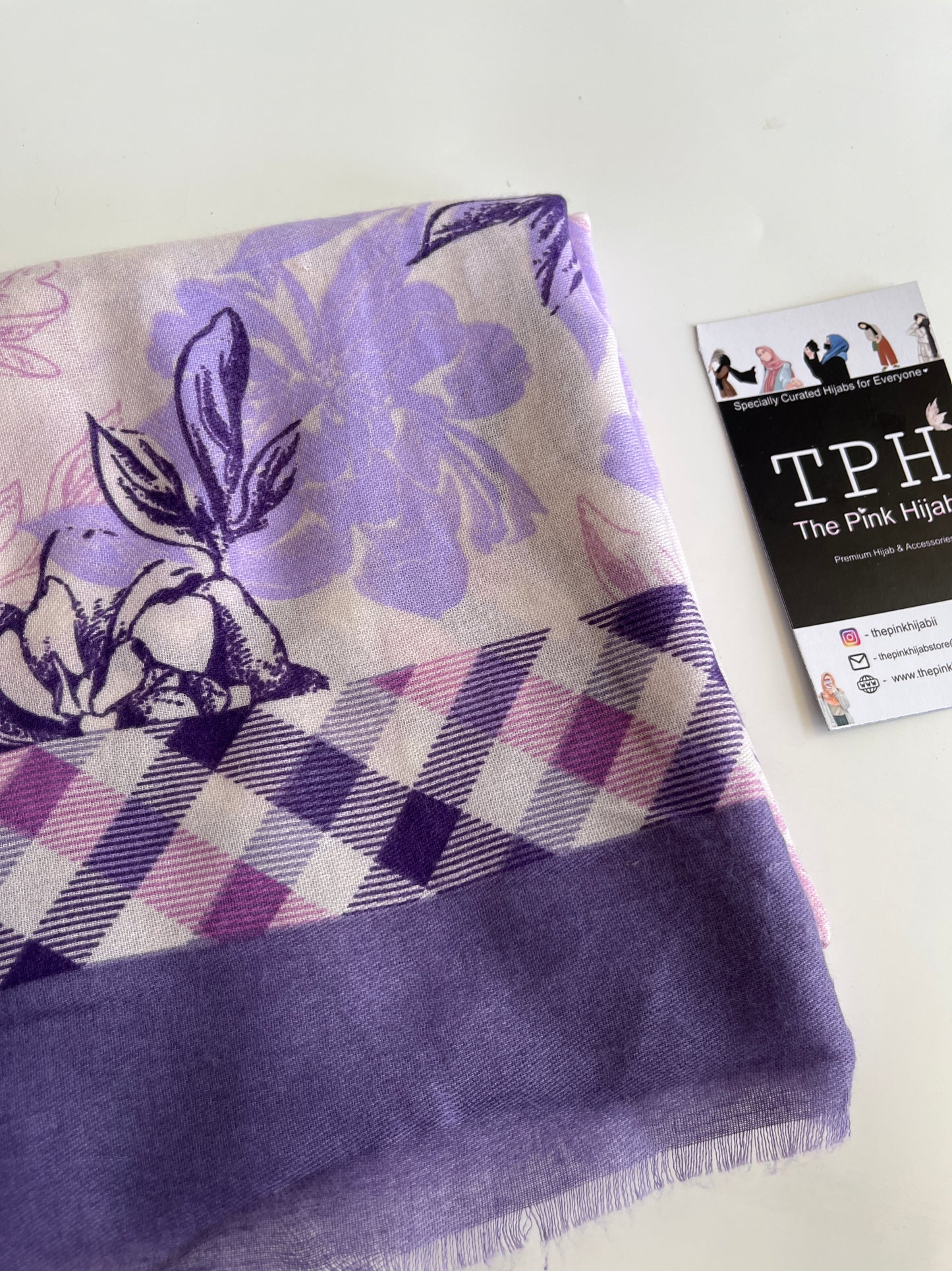 FLORAL PRINT COTTON HIJAB