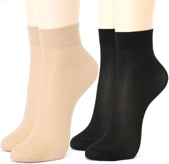 SOCKS - BEIGE & BLACK SET