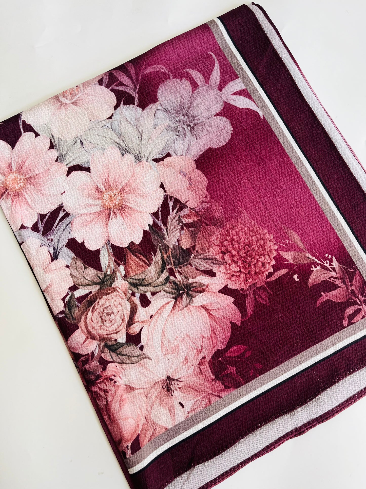 Floral Print Bubble Chiffon