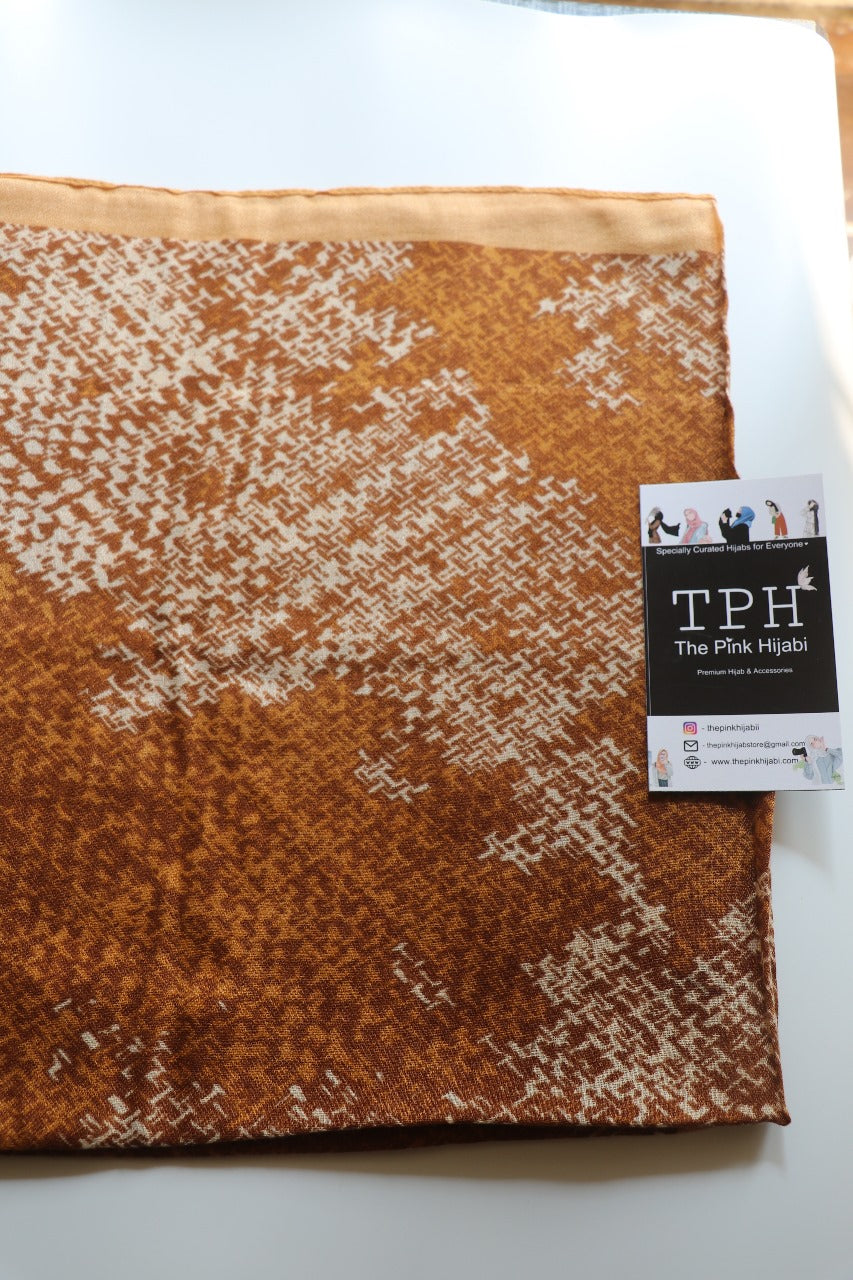 Branded Print Viscose Cotton
