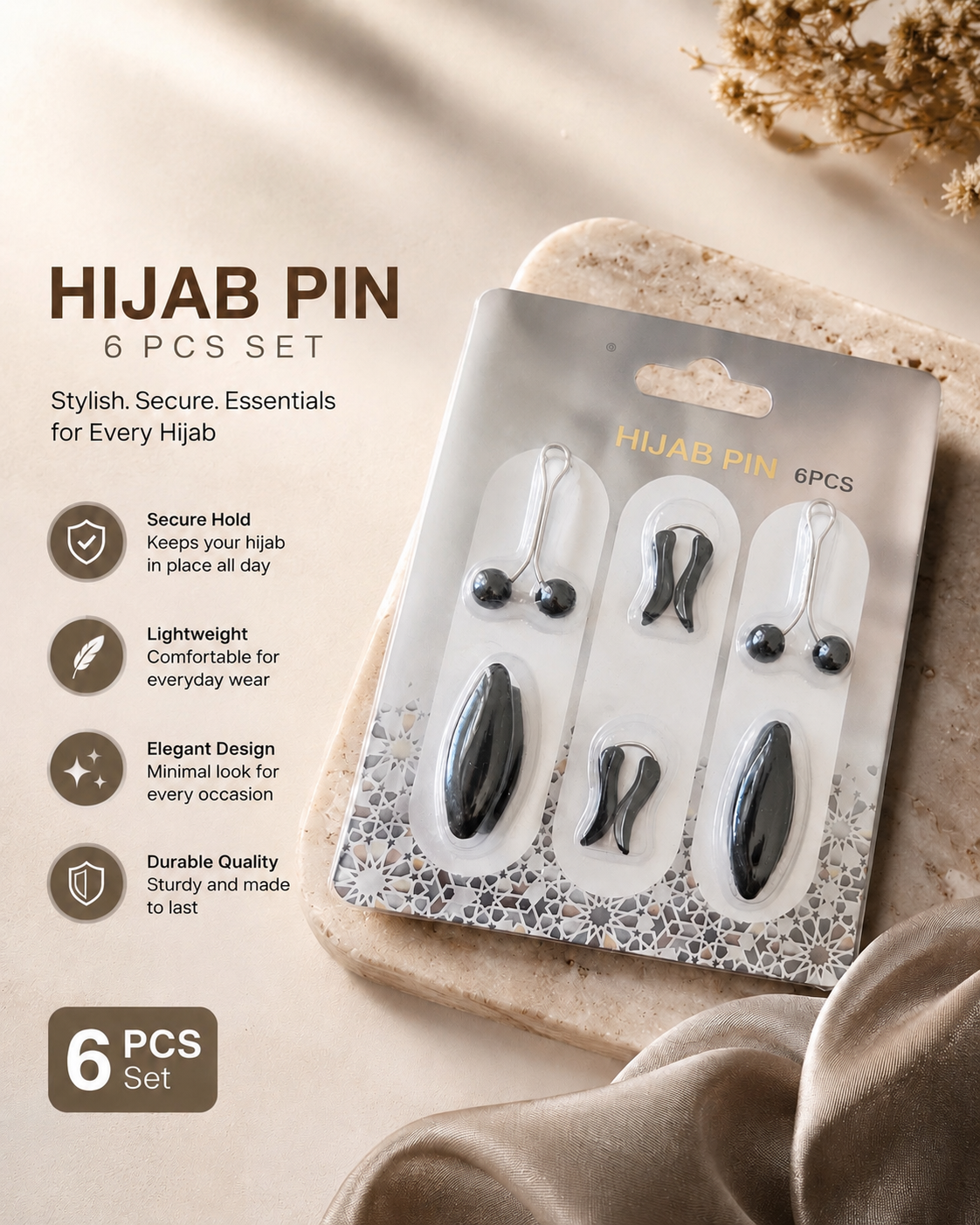 All in One Hijab Pin Set