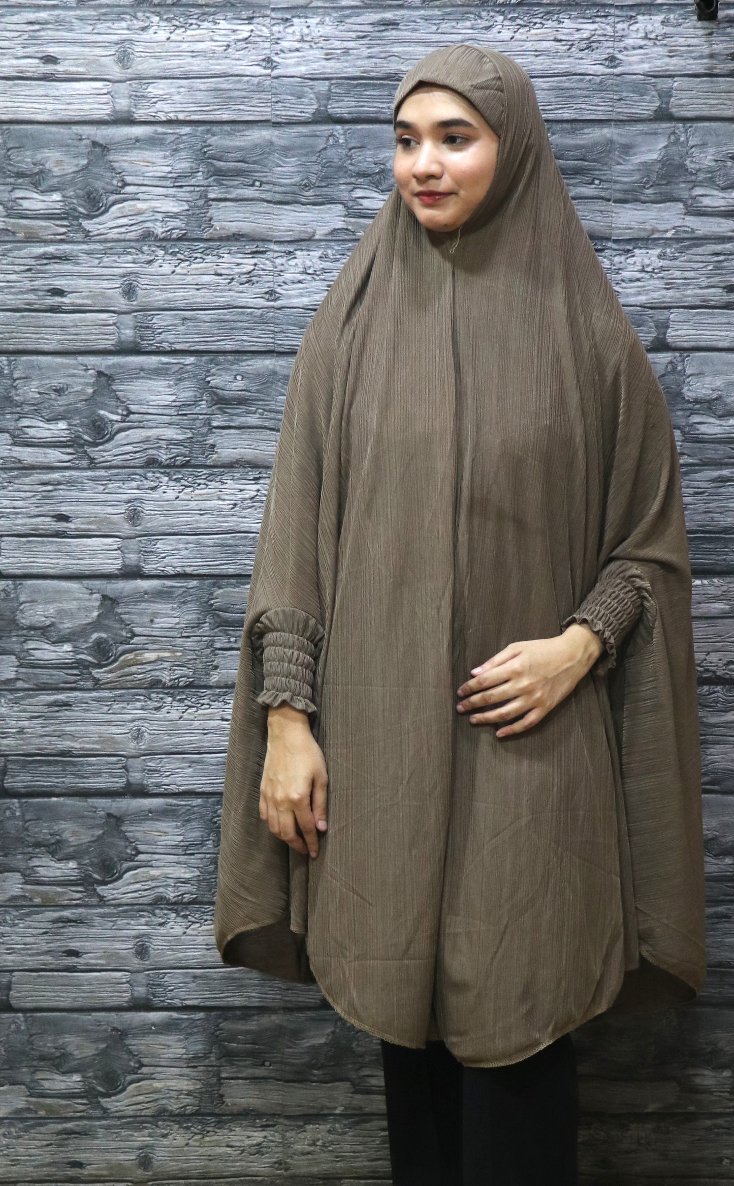 TAUPE PRAYER DRESS