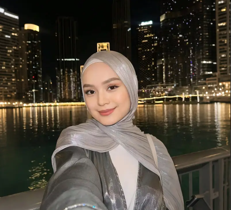 Silver Organza Shimmer Hijab