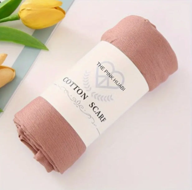 LATTE TURKISH COTTON HIJAB