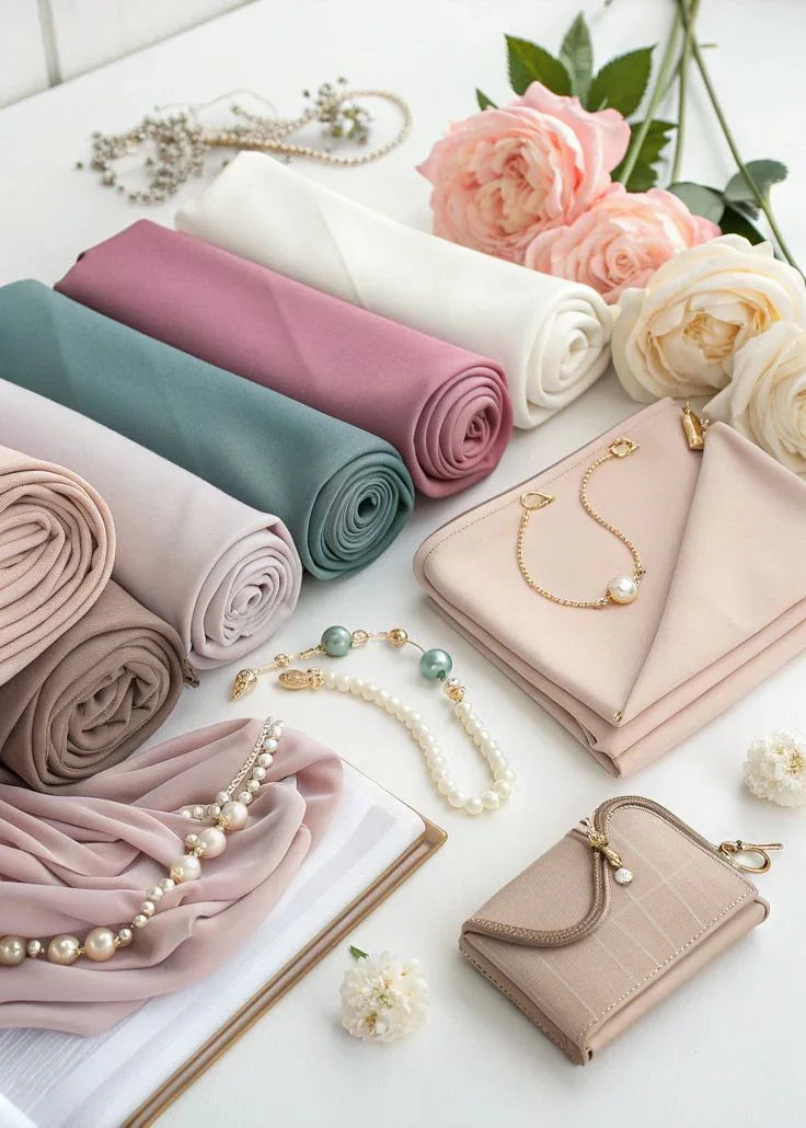 Hijab Accessories Online | Pins, Caps & More - The Pink Hijabi
