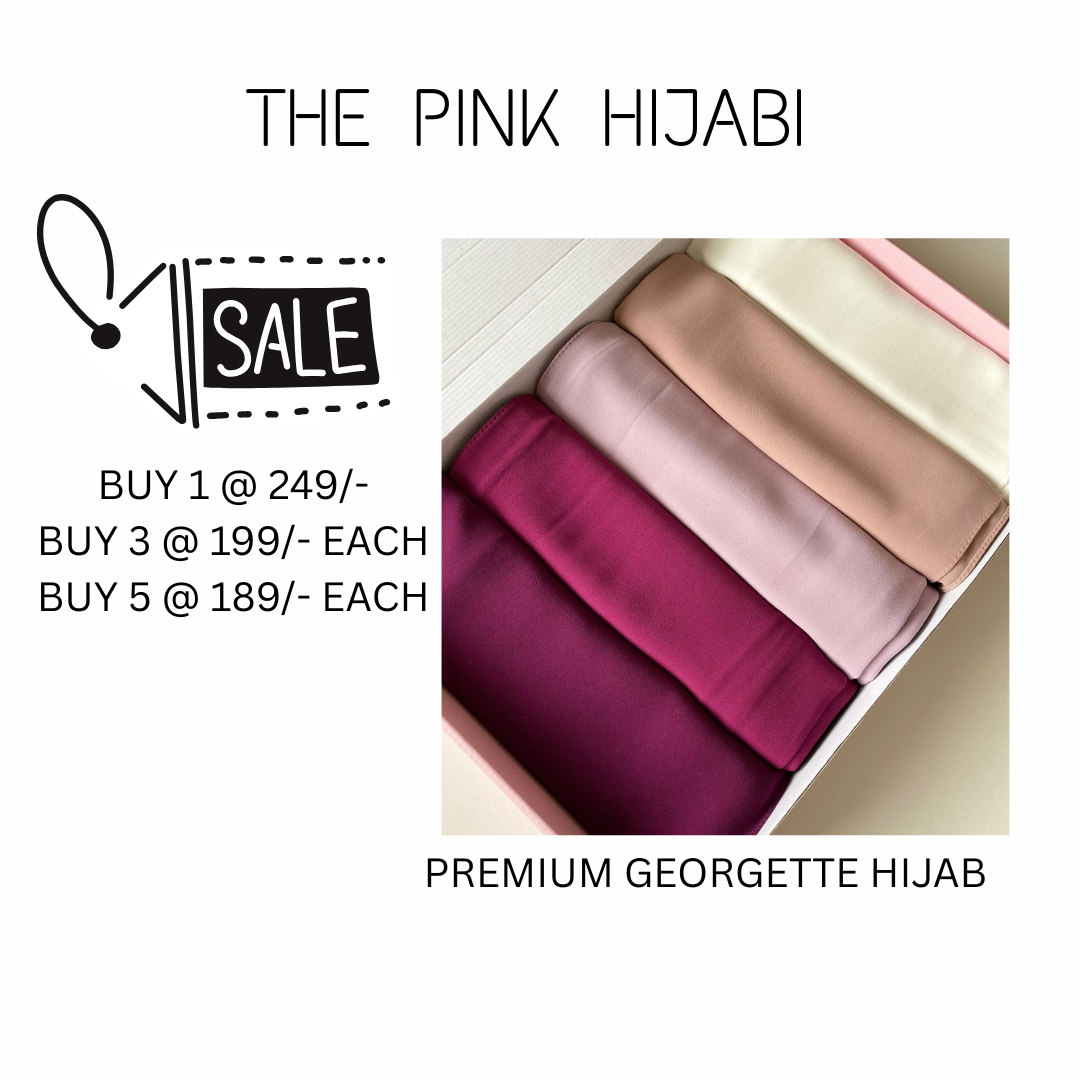 MAKE YOUR OWN COMBO - PREMIUM GEORGETTE HIJAB
