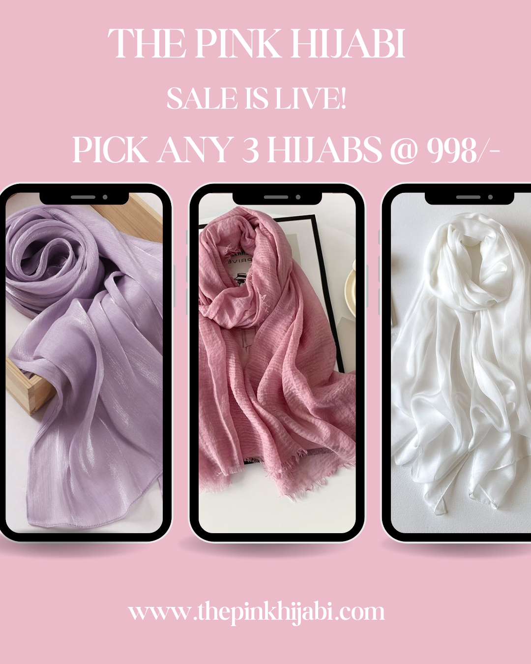 PICK ANY 3 @ 998/-