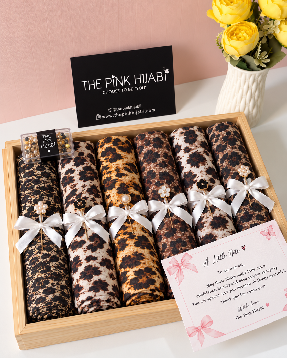 Luxe Leopard Print Premium Hijab Hamper