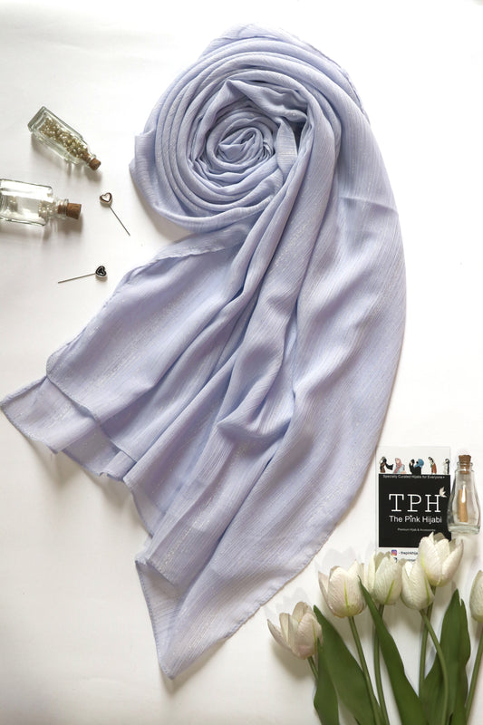 METALLIC CHIFFON HIJAB