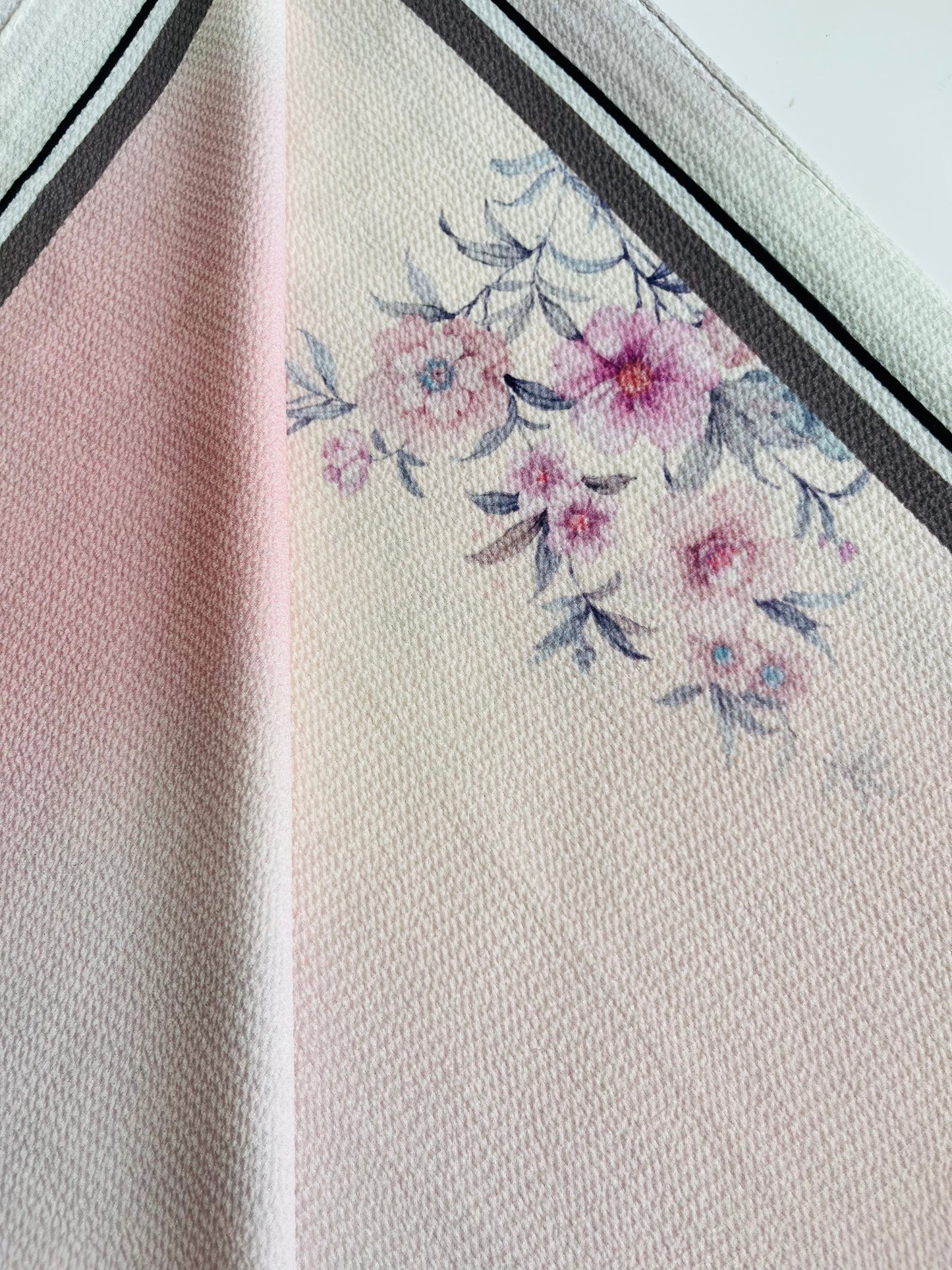 Floral Print Bubble Chiffon