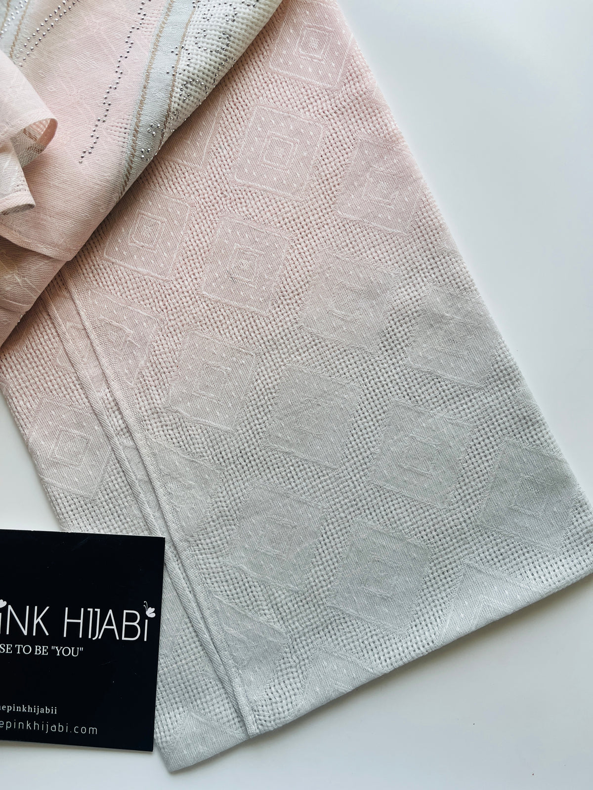Premium Embellished Stole – Turkish Cotton Collection