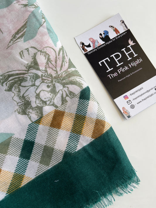 FLORAL PRINT COTTON HIJAB