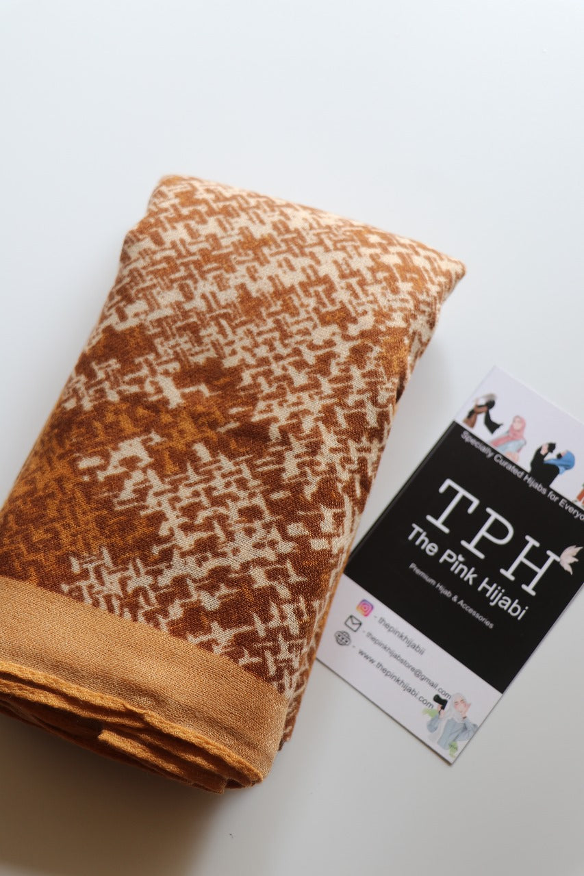 Branded Print Viscose Cotton