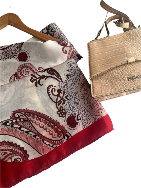 Branded Print Viscose Cotton