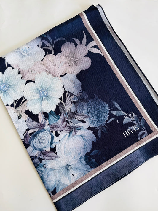 Floral Print Bubble Chiffon