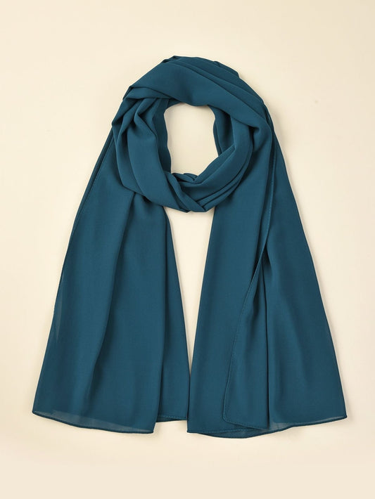 TEAL BLUE GEORGETTE HIJAB