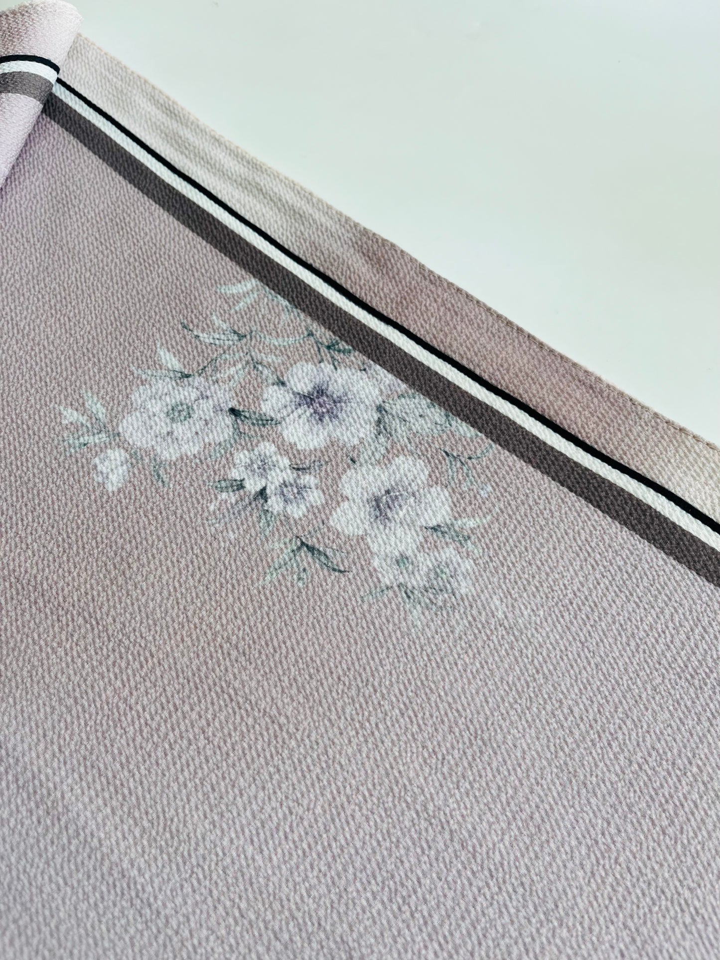 Floral Print Bubble Chiffon