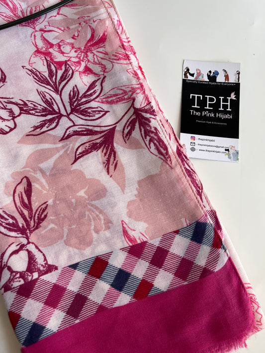 FLORAL PRINT COTTON HIJAB