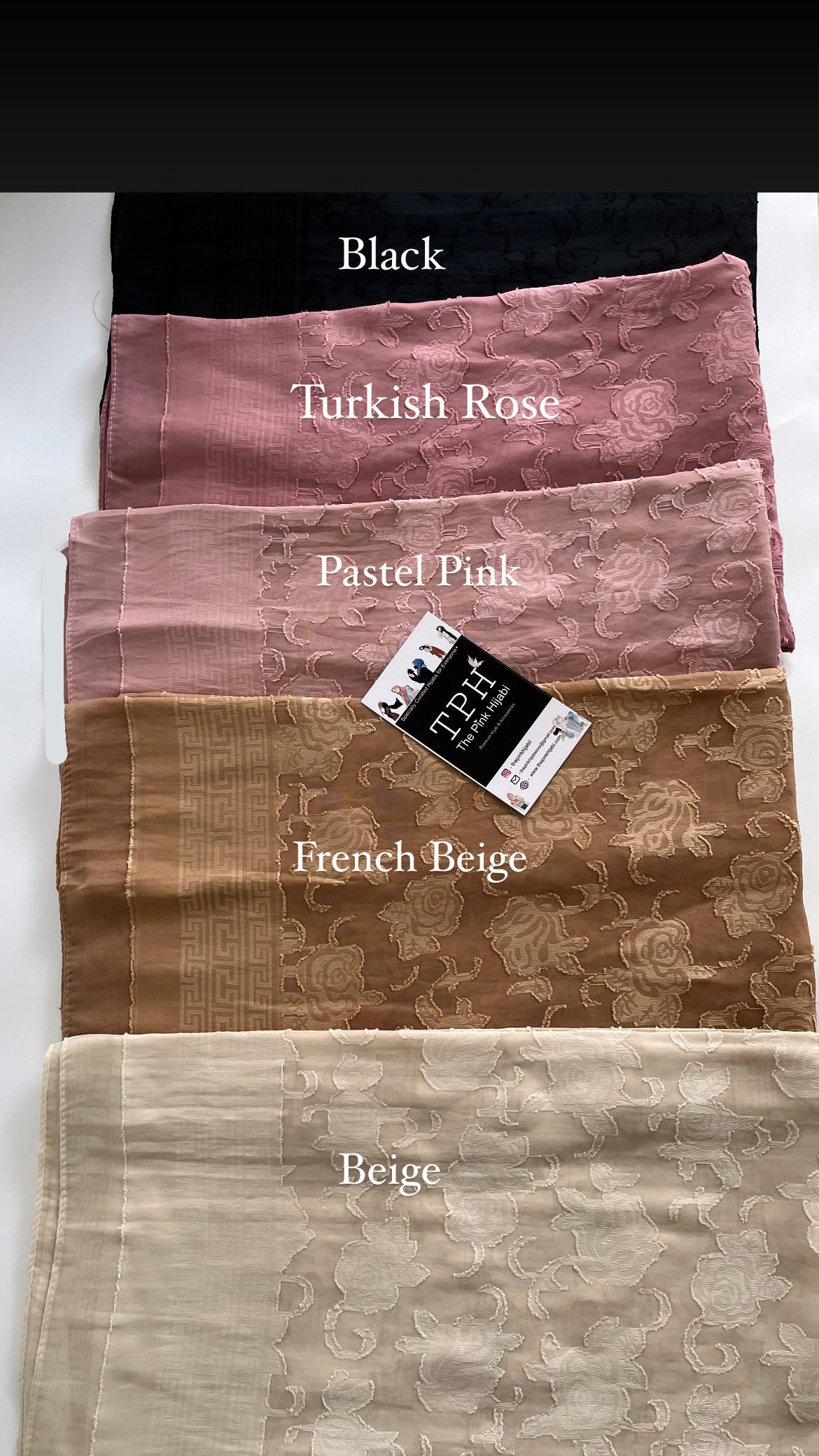 Pastel Pink Chiffon Brasso Hijab