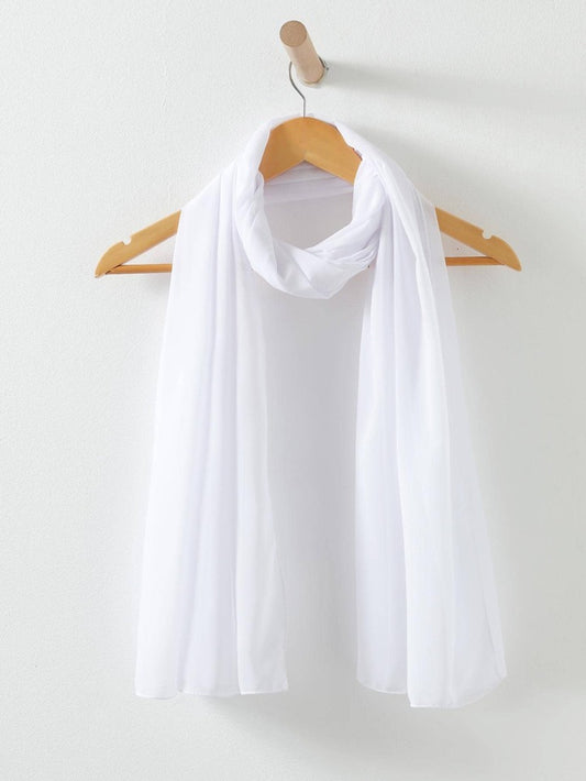 WHITE MALAYSIAN GEORGETTE 2 Mtr