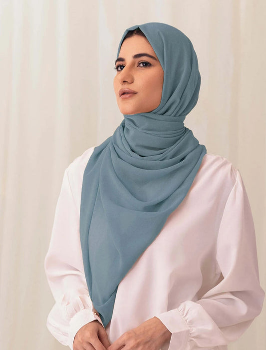DENIM GEORGETTE HIJAB