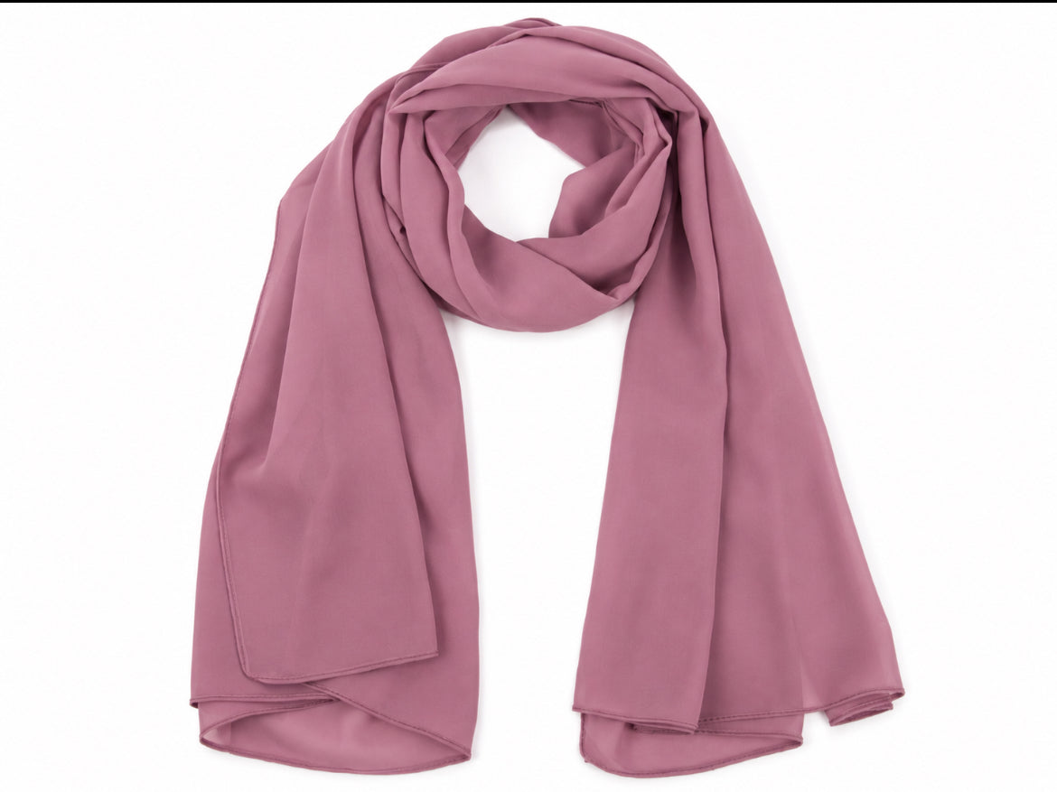 DUSTY MAUVE GEORGETTE HIJAB