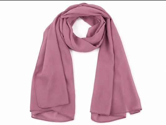 DUSTY MAUVE GEORGETTE HIJAB