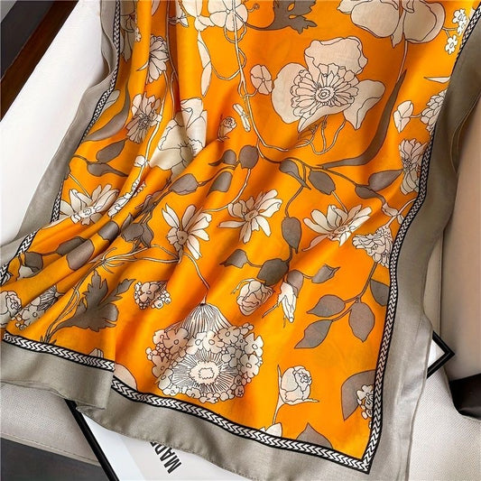 Branded Print Viscose Cotton