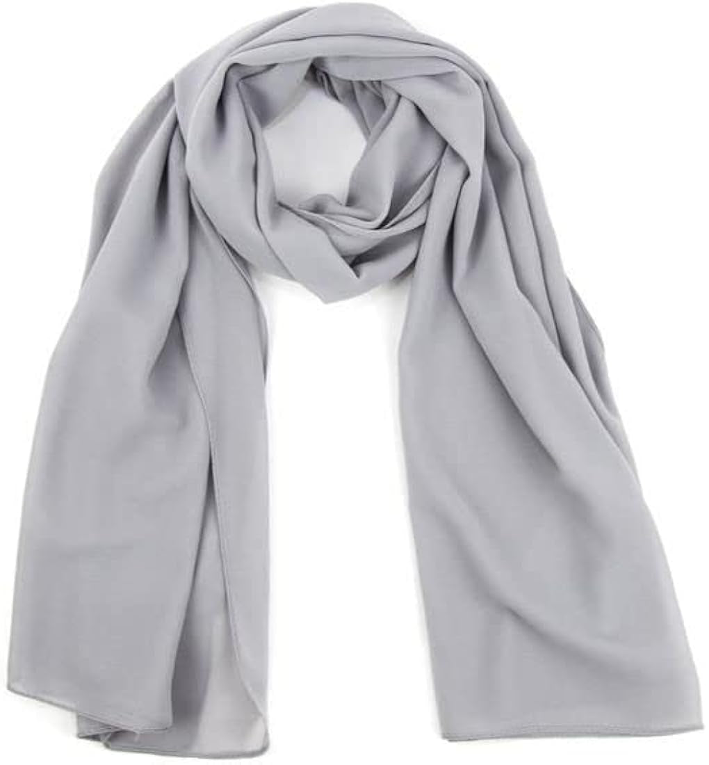 GREY GEORGETTE HIJAB