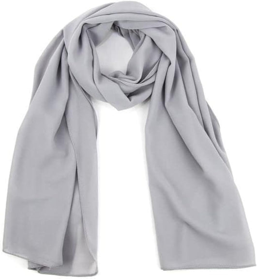 GREY GEORGETTE HIJAB