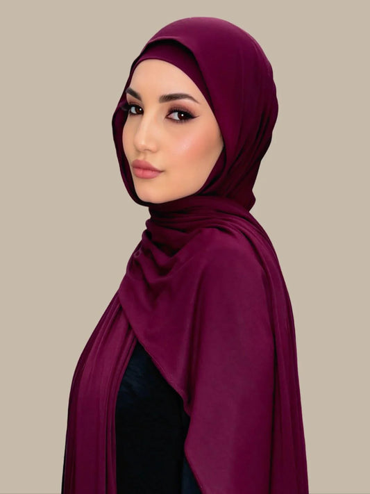 WINE GEORGETTE HIJAB