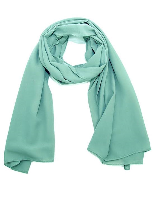 SEA GREEN GEORGETTE HIJAB