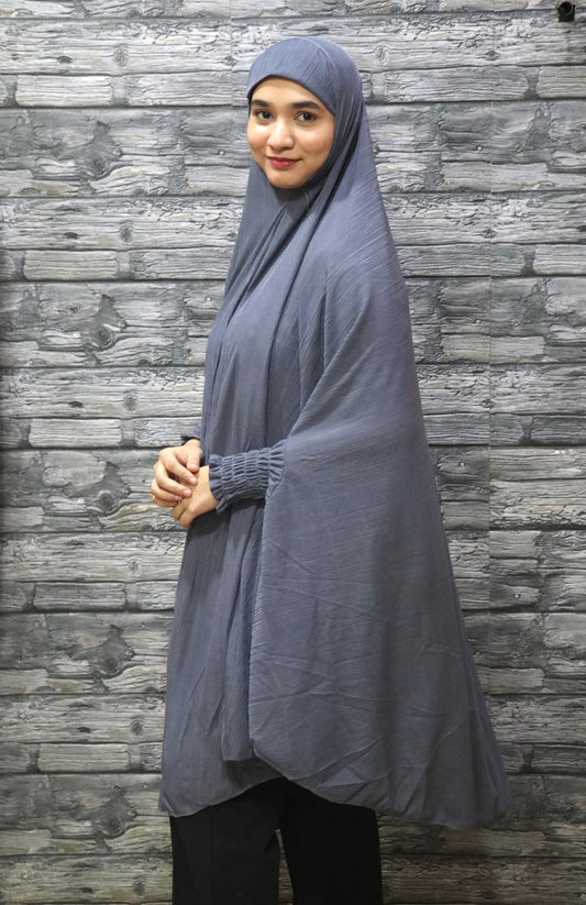 GREY-PRAYER DRESS