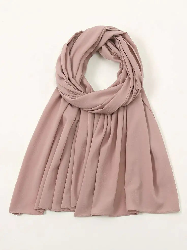 BIG SIZE NUDE CHIFFON HIJAB
