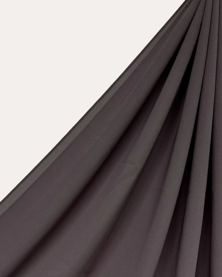 CHARCOAL BLACK GEORGETTE HIJAB